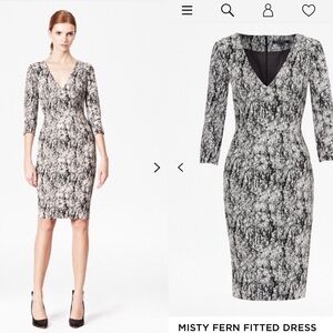 NWT French Connection Misty Fern Fitted Dress